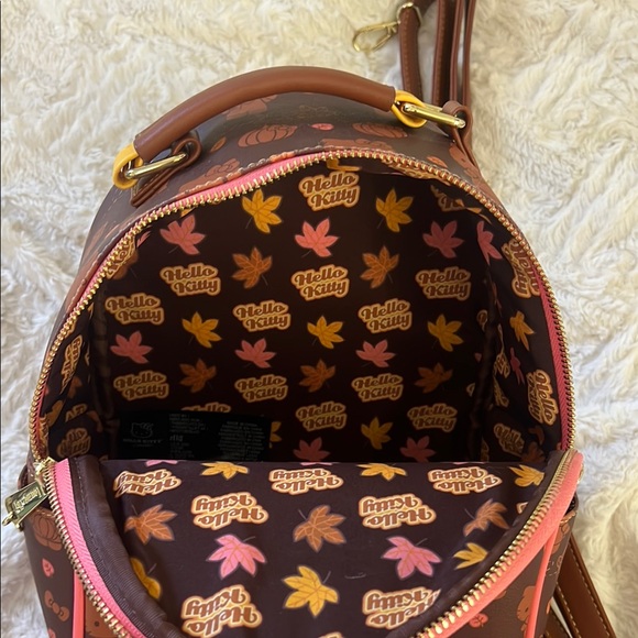 Sanrio Loungefly Brown and Pink Backpack - Picture 10 of 12